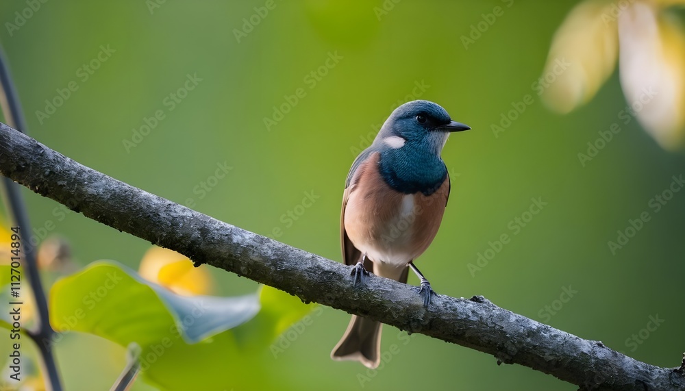 Fototapeta premium blue bird on a branch