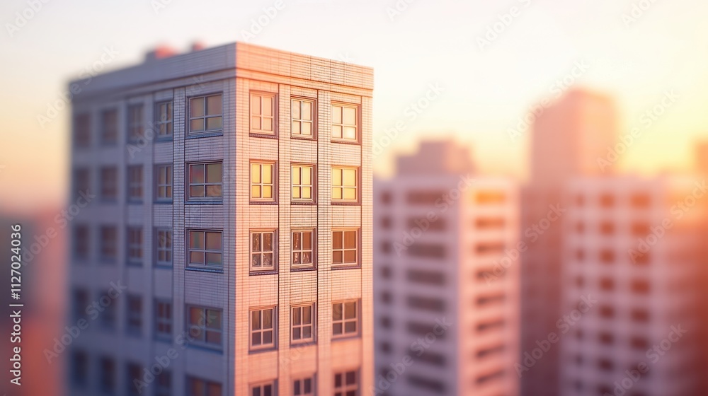 Sunset Over the Urban Cityscape: A Captivating Architectural Landscape Sunset Over the Urban Cityscape: A Captivating Architectural Landscape