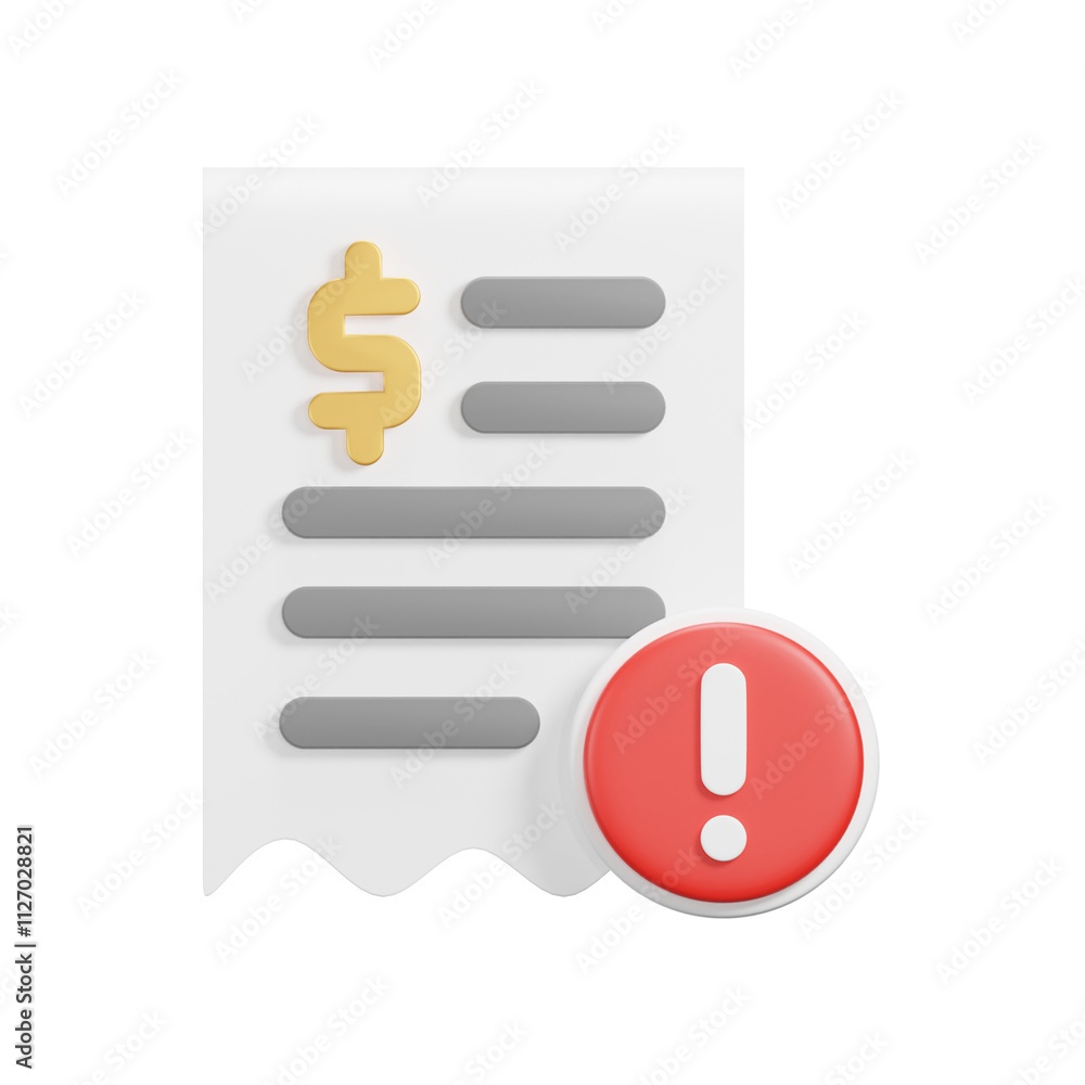 danger receipt icon danger receipt icon