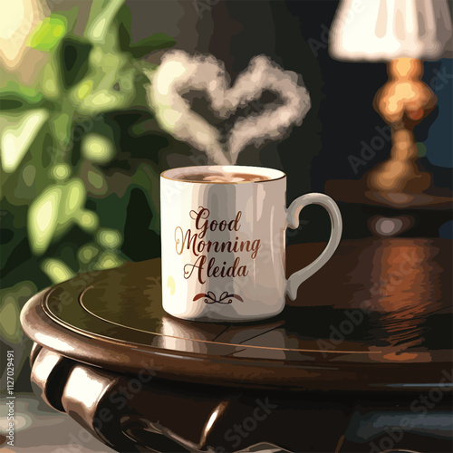 coffee cup mockup design illustration