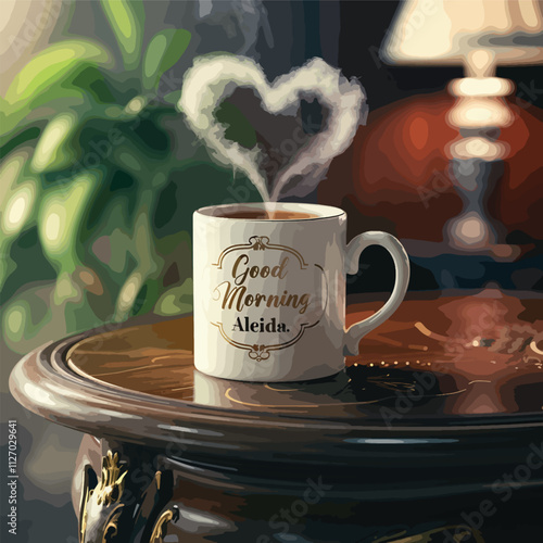 coffee cup mockup design illustration