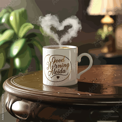 coffee cup mockup design illustration
