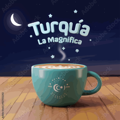 coffee cup design mockup illustration