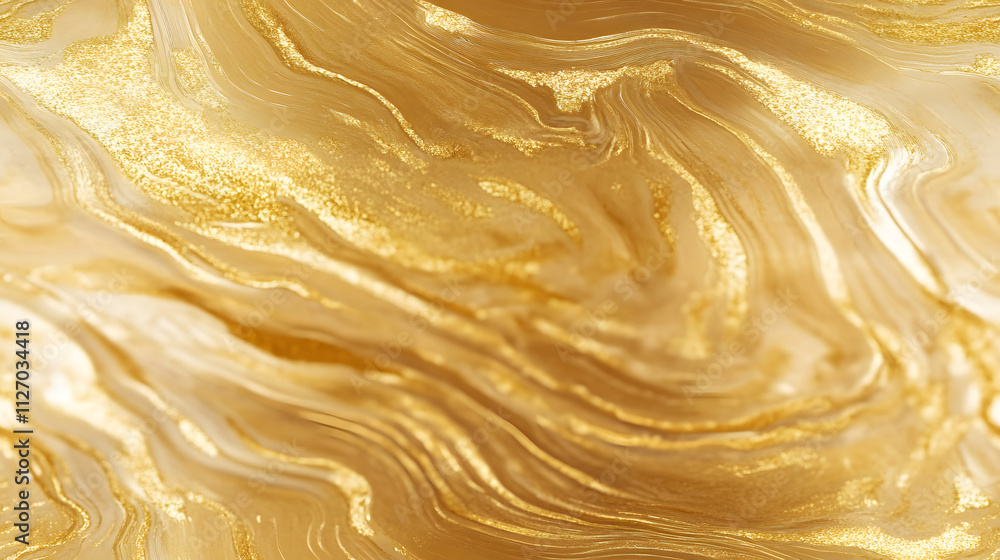 Abstract Gold Swirls And Glittering Texture Abstract Gold Swirls And Glittering Texture