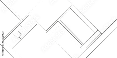 Abtract modern geometric line background with straight lines, geometric pattern with ranomized arranging lines, Paper geometric composition with abstract lines, Abstract geometric and stripe lines.