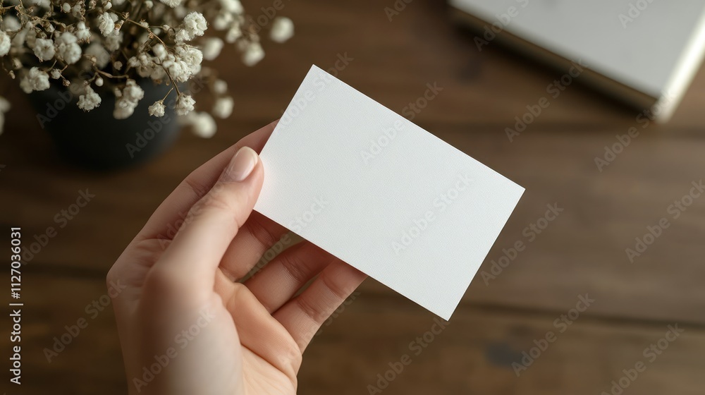 Obraz premium Designing a Personal Brand Business Card for Mockup