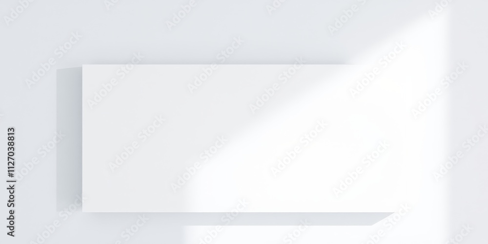 Clean Minimalist White Blank Canvas Mockup with Subtle Light and Shadow Effects Clean Minimalist White Blank Canvas Mockup with Subtle Light and Shadow Effects