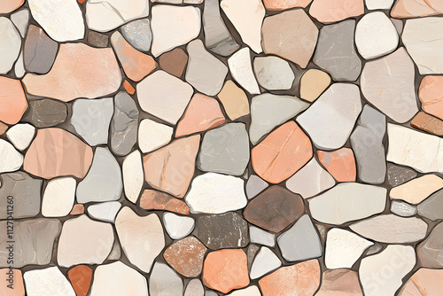  Paving stone floor seamless texture