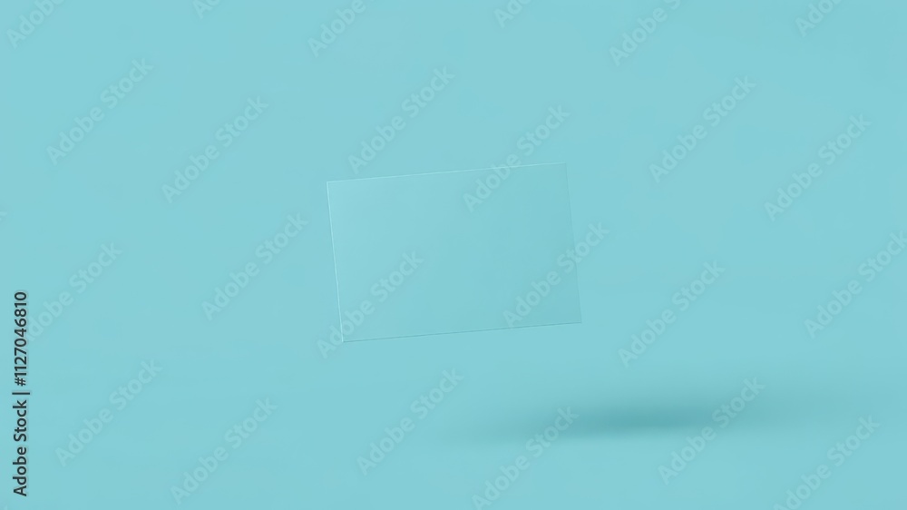 A professional looking business card mockup floating in mid-air, showcasing a sleek and modern design with minimalistic elements, corporate, floating A professional looking business card mockup floating in mid-air, showcasing a sleek and modern design with minimalistic elements, corporate, floating