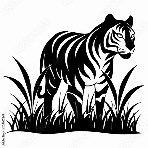 illustration of a tiger