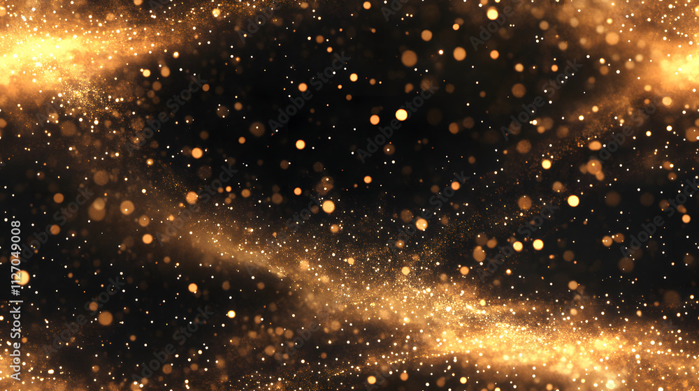 Golden Dust and Sparkle Abstract Background Golden Dust and Sparkle Abstract Background
