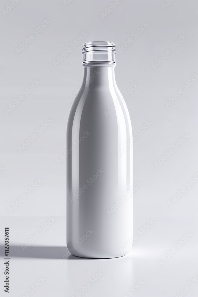 Blank White Bottle Mockup Blank White Bottle Mockup