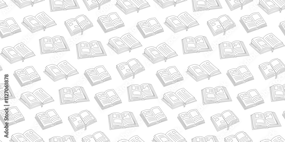 doodle book pattern background. back to school pattern background. book Seamless Pattern background. doodle book pattern background. back to school pattern background. book Seamless Pattern background.