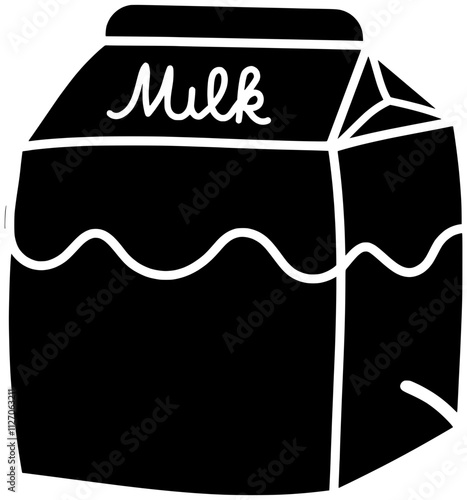 milk illustration drink silhouette box logo dairy icon healthy outline product breakfast beverage food fresh cow calcium protein container shape men vector graphic background