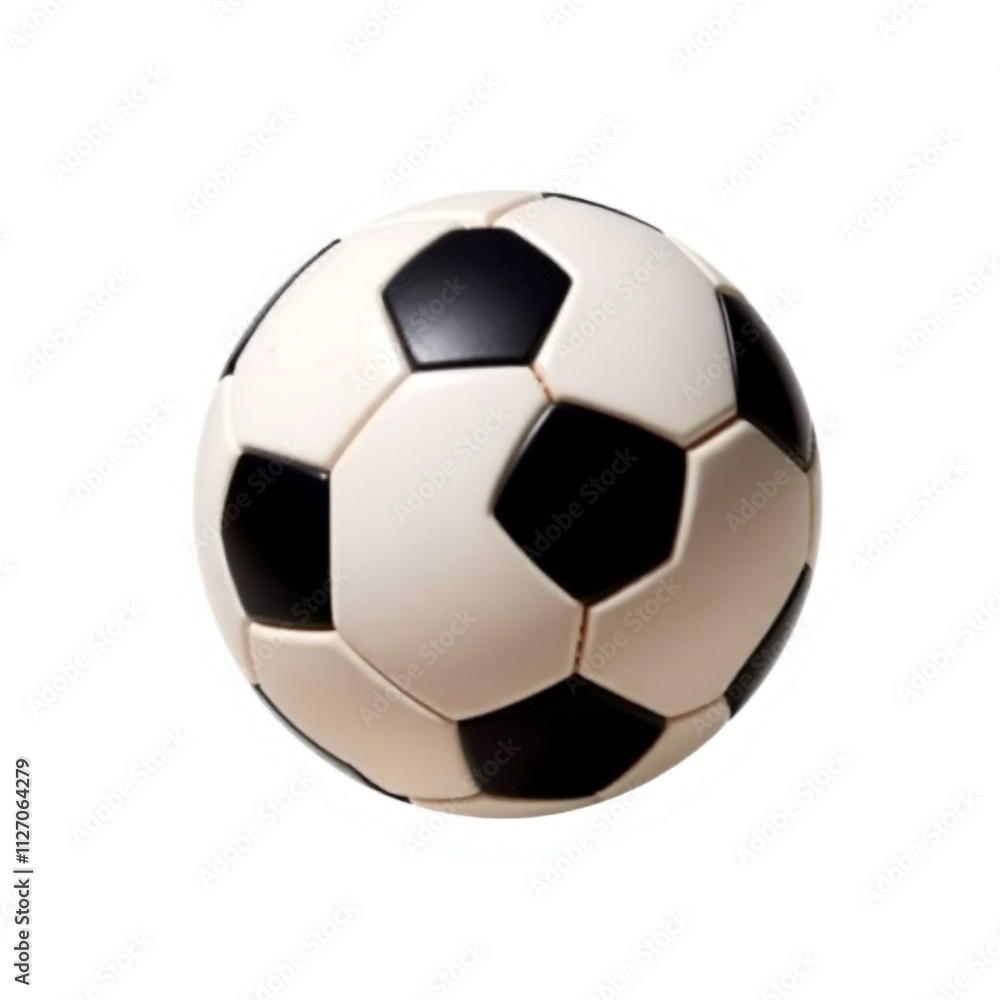 Obraz premium Soccer ball, Football, isolated on white background, full depth of field