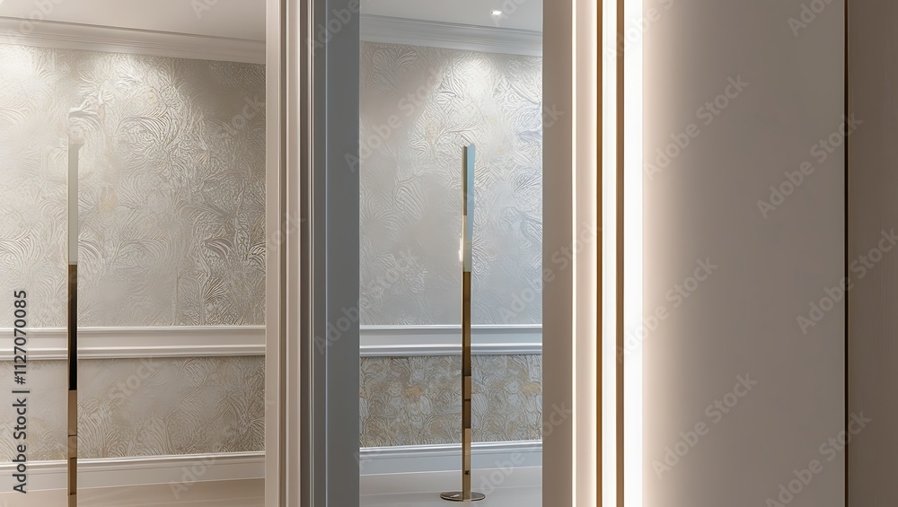 Fototapeta premium Elegant Wallpaper Design Captured in High-Resolution Photography