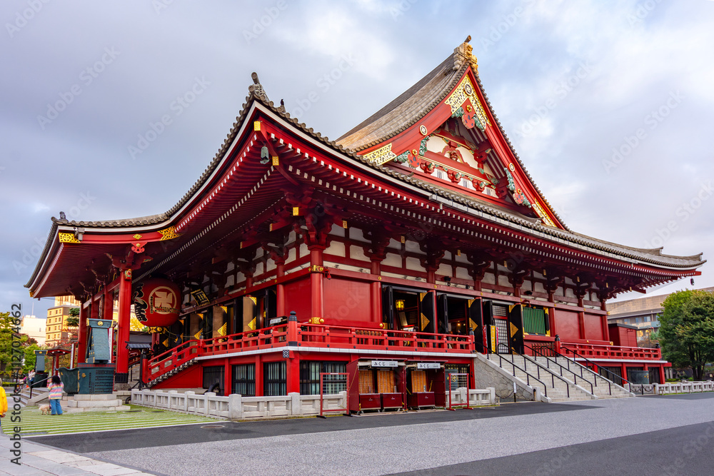 Senso-ji temple in Asakusa, Tokyo, Japan