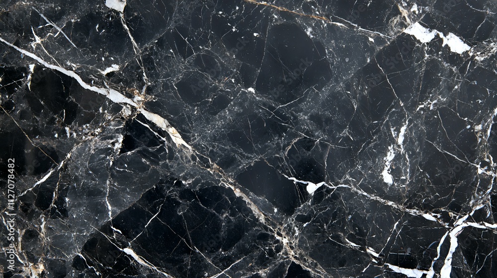 Elegant Black Marble Texture: A Stunning Display of Natural Veining Elegant Black Marble Texture: A Stunning Display of Natural Veining