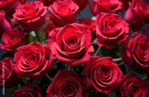 bouquet of red roses, red roses background