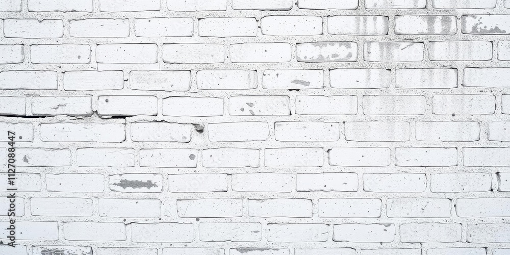 White grunge brick wall with a weathered and textured surface, perfect for adding an edgy and urban element to designs, old, wall White grunge brick wall with a weathered and textured surface, perfect for adding an edgy and urban element to designs, old, wall