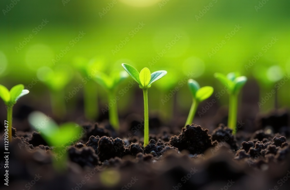sprout in the soil sprout in the soil