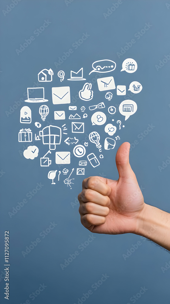 Thumbs Up Digital Illustration Thumbs Up Digital Illustration