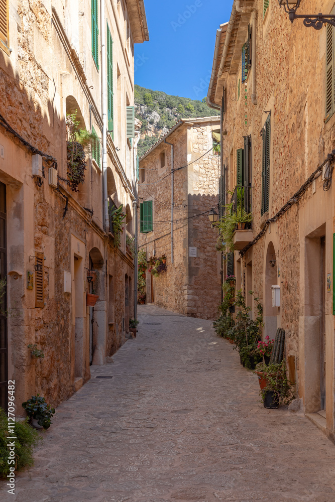 Fototapeta premium Gasse in Valldemossa, Mallorca