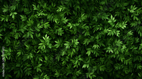 Lush Green Leaf Background Illustration