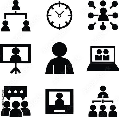 Teamwork, Communication, Collaboration, Meeting, Presentation, Time Management, Network, Virtual, Re