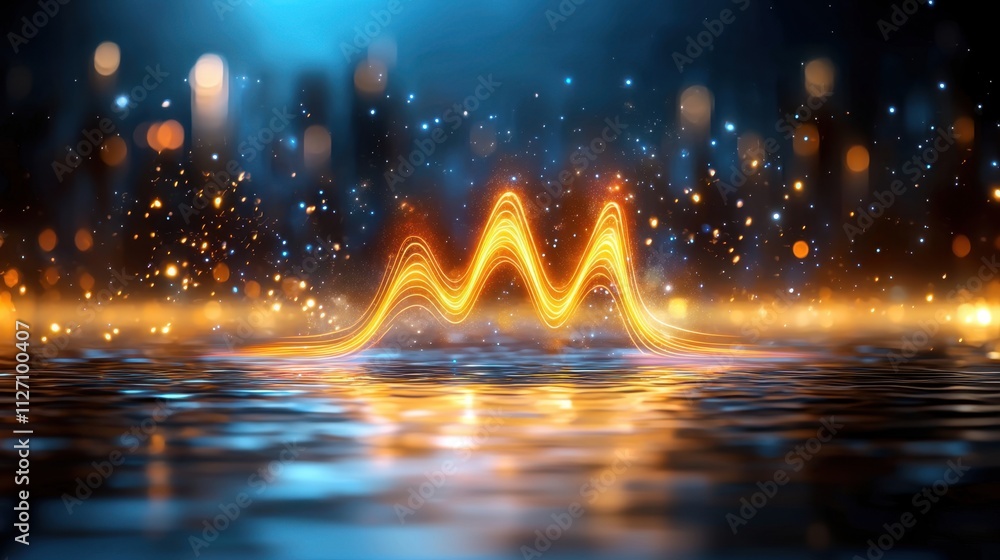 A vibrant and dynamic abstract background featuring neon lights and a visually stunning equalizer effect creating a mesmerizing visual representation of sound waves in motion. A vibrant and dynamic abstract background featuring neon lights and a visually stunning equalizer effect creating a mesmerizing visual representation of sound waves in motion.