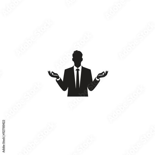 A silhouette of a person with a question mark overhead, symbolizing confusion or curiosity. Perfect for illustrating problem-solving or uncertainty in various contexts