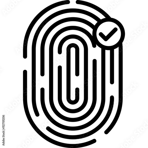 Biometric Identification Icon photo