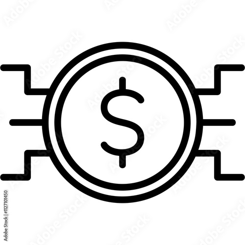 Digitall Currency Icon photo