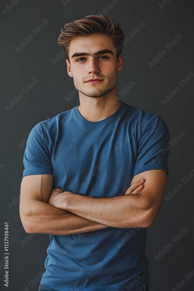 portrait of young european caucasian man portrait of young european caucasian man