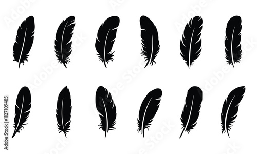 set of feather