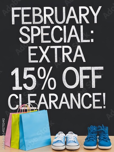 February Special Extra Fifteen Percent Off Clearance photo