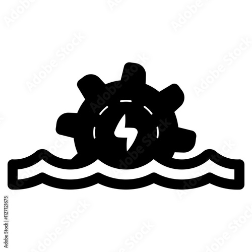 hydroelectric power icon