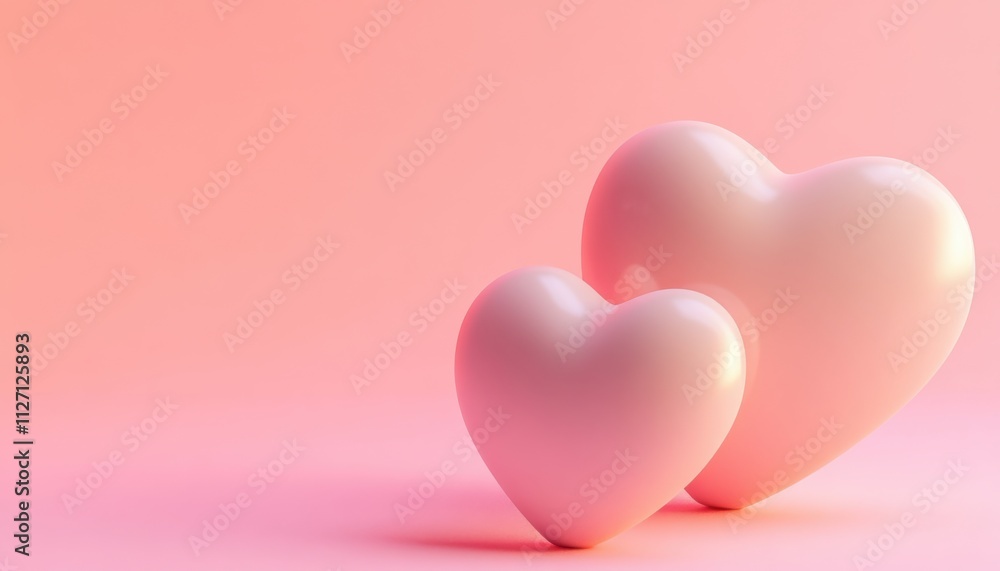 Romantic Pink Hearts Valentine s Day Love Affection Background Romantic Pink Hearts Valentine s Day Love Affection Background