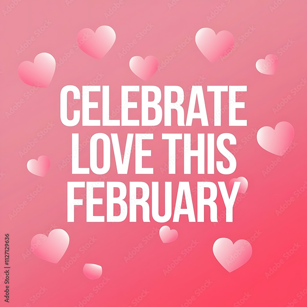 Celebrate Love This February Hearts Design Celebrate Love This February Hearts Design