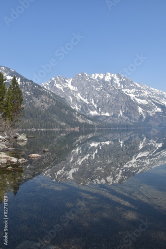 Wallpaper Mural Beautiful landscapes covered in thick smoke from forest fires at Grand Teton National Park, Wyoming Torontodigital.ca