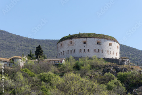 Картината върху платно Rivoli Veronese Fortress, in northern Italy, is a key 19th-century Austrian stronghold