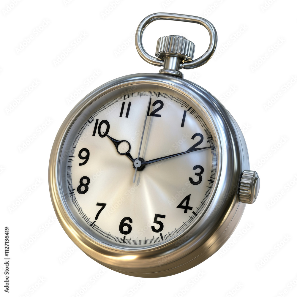 a silver stopwatch 3d render icon isolated on transparent background cutout a silver stopwatch 3d render icon isolated on transparent background cutout