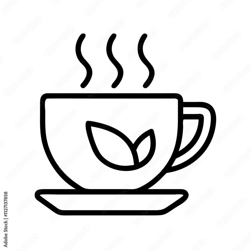 healing tea icon, singles awareness line art, self-love icon - simple black line art icon of healing tea, for singles awareness day celebrations. self-love vector icon. healing tea icon, singles awareness line art, self-love icon - simple black line art icon of healing tea, for singles awareness day celebrations. self-love vector icon.