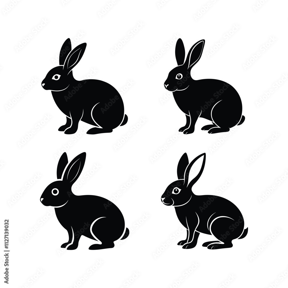 Fototapeta premium illustration of a rabbit