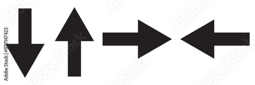 Free Download Arrow icons set. Arrow collection. Simple arrow big set. Vector illustration - GFXLoad