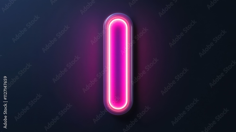 A glowing pink neon sign in a sleek, dark background, shaped like an elongated oval, creating a modern and vibrant aesthetic. A glowing pink neon sign in a sleek, dark background, shaped like an elongated oval, creating a modern and vibrant aesthetic.
