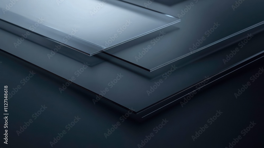 Translucent Shapes on Dark Background in High Fidelity