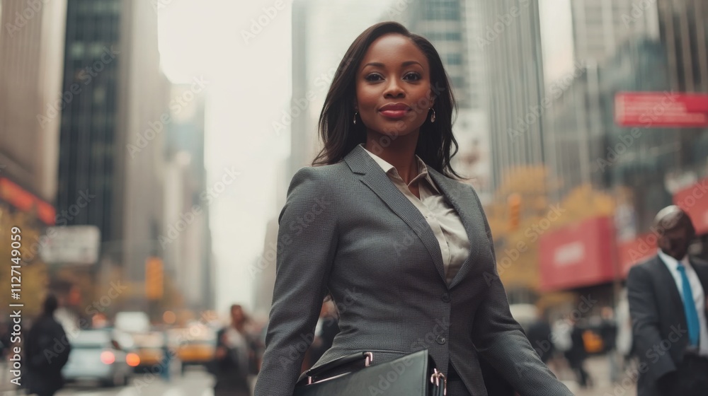 Successful Businesswoman in a Metropolis Successful Businesswoman in a Metropolis