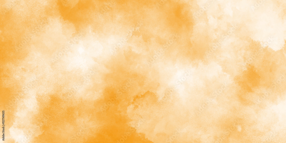 abstract smeared ink effect bright orange and yellow color shades watercolor, showcasing a smooth and elegant color transition, old paper texture for background. abstract smeared ink effect bright orange and yellow color shades watercolor, showcasing a smooth and elegant color transition, old paper texture for background.