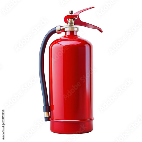 fire extinguisher isolated on white background